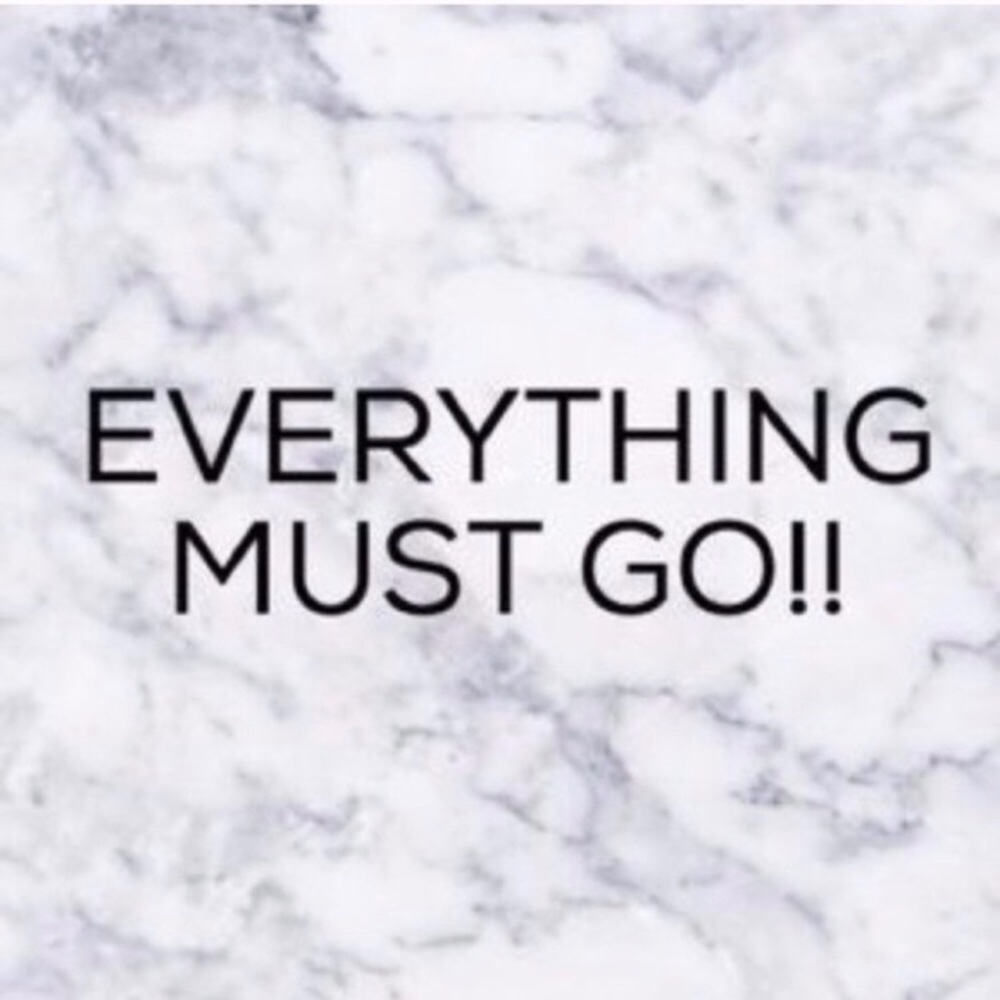 Closet clear out sale!!